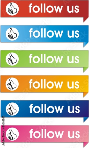 boutons follow us