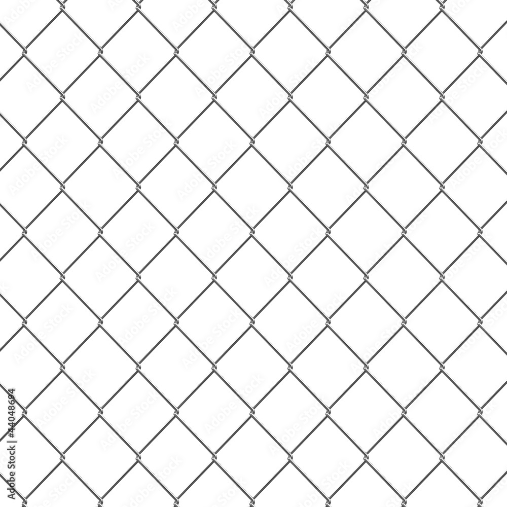 Fototapeta premium 3d Chainlink fence - Chain Link Fence
