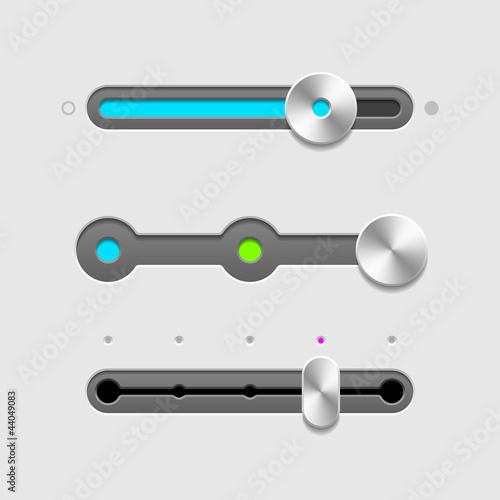 UI sliders set