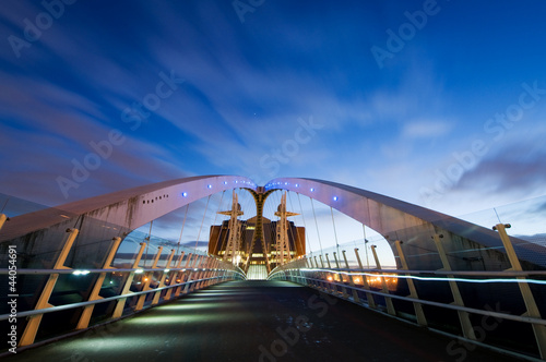 millennium bridge manchester outerlook