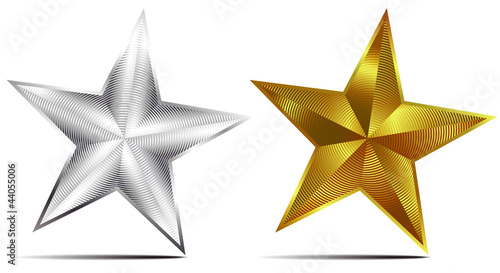 Silver and Gold Star