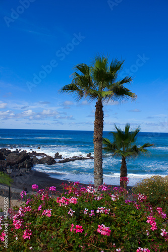 playa Jardin in Puerto de la Cruz, Tenerife, Spain photo