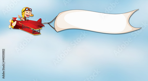 monkey flying in aircraft with flag