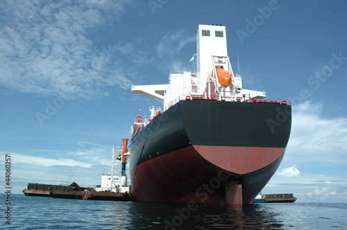 a look from the back of the tanker