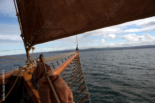 Auf dem Segelschiff