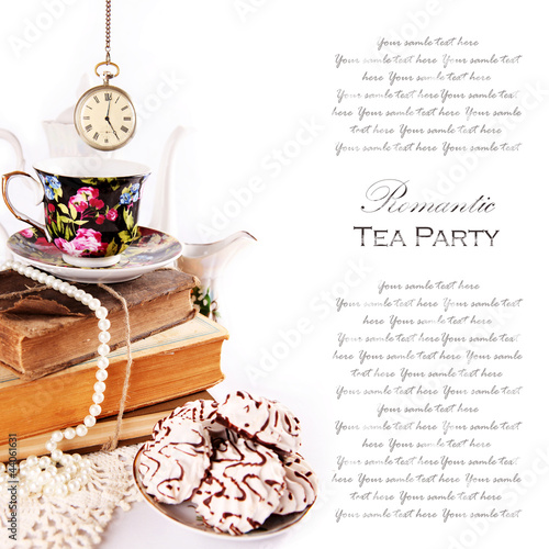Romantic tea party