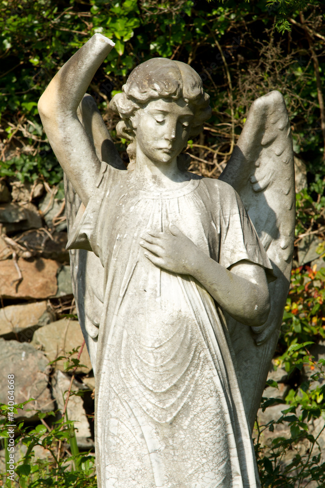 Angel statue.