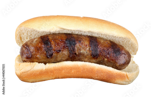 Grilled Bratwurst Isolated