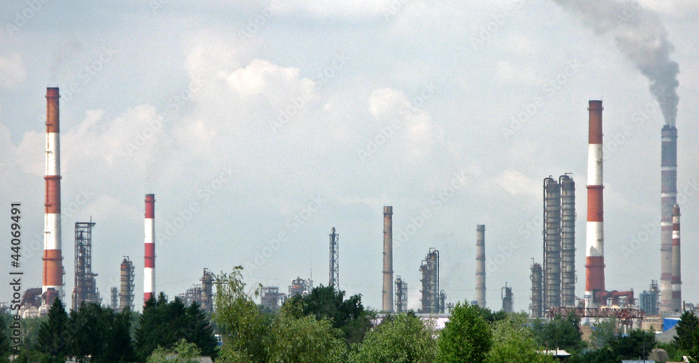 Obraz premium Oil refinery