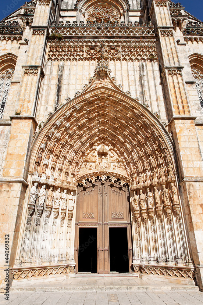 Eingangsportal Mosteiro da Batalha, Portugal