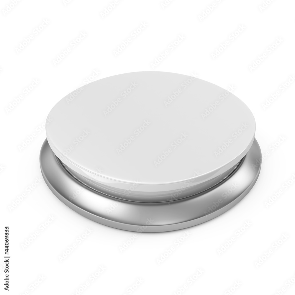 Empty Button isolated on white background Empty Button isolated on white background