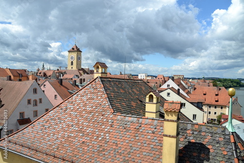 Blick zum Rathausturm photo