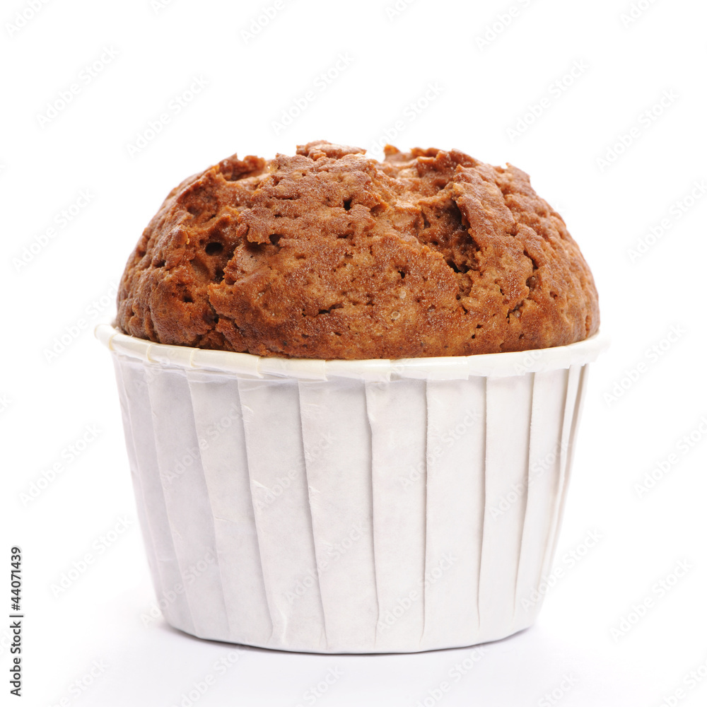 Muffin isolated on white Muffin isolated on white