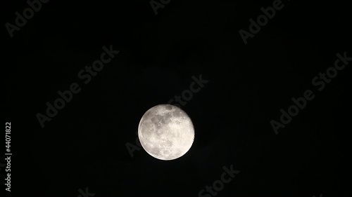 Full Moon in Cloudy Night2 photo