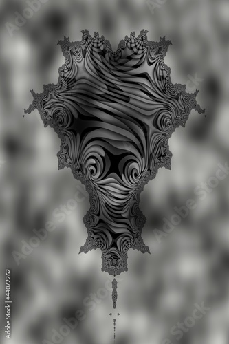 miroir magique gris abstrait