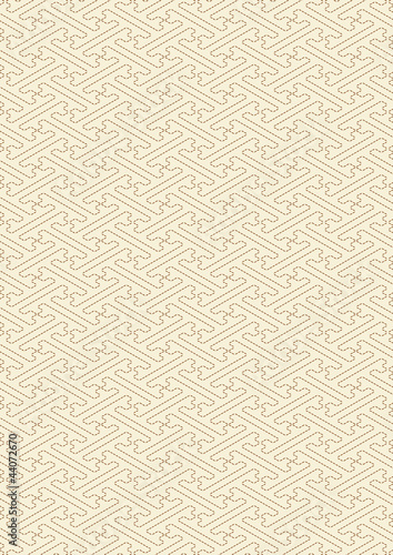 "紗綾形" a traditional Japanese pattern