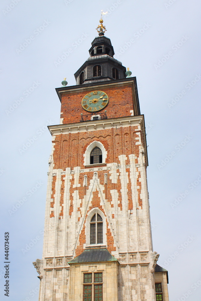 Kraków - wieża ratuszowa.
