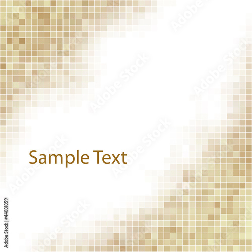 Brown square mosaic background