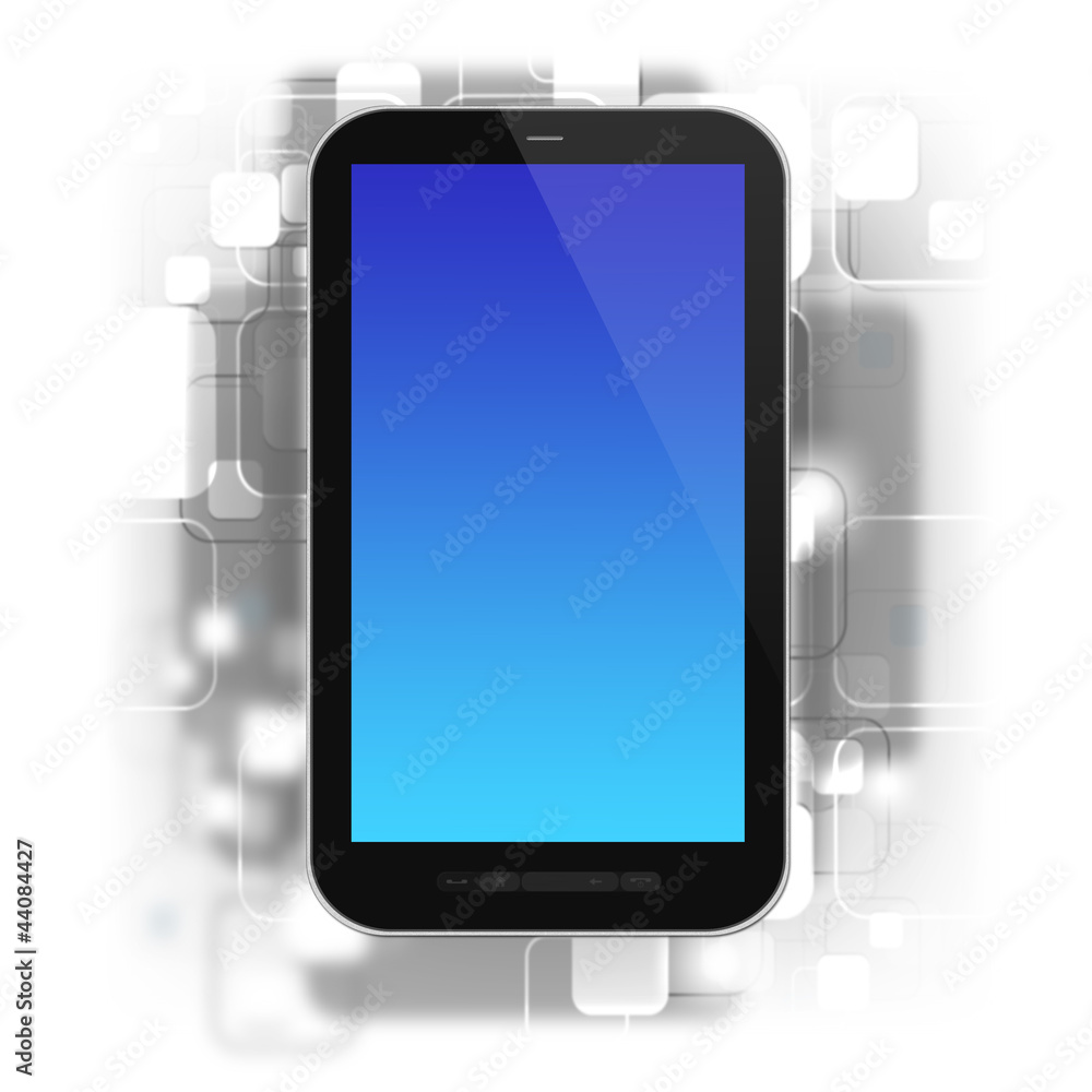 smartphone on design background smartphone on design background