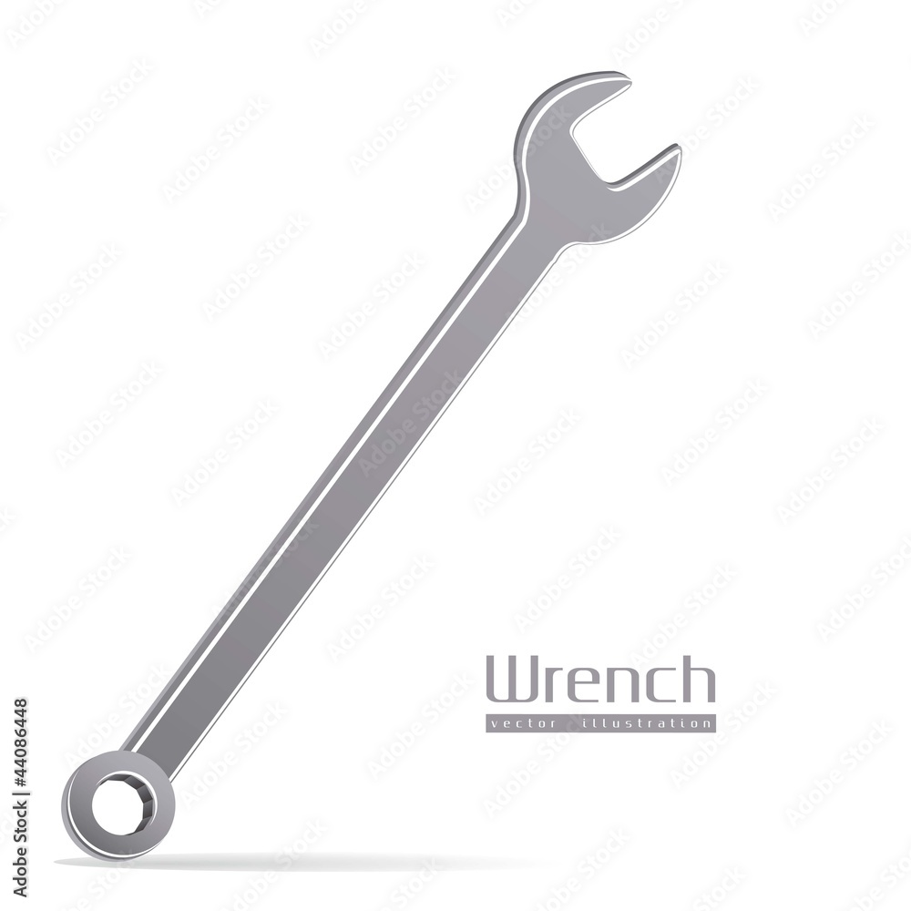 Illustration of wrench Illustration of wrench