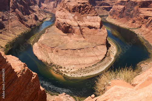 Horseshoe bend of Colorado river in Page Arizona