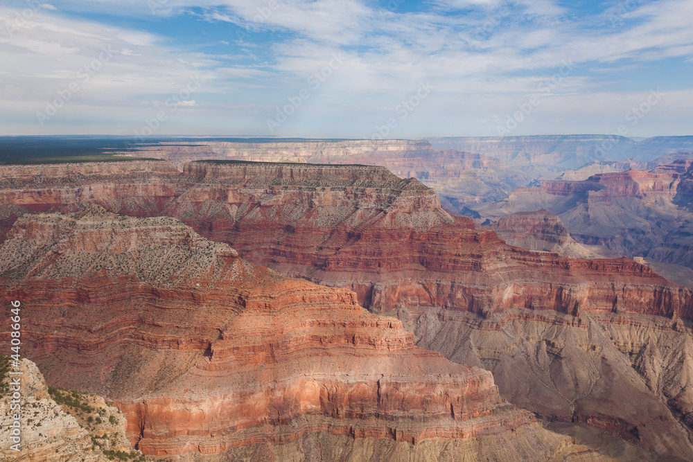 Aerial view of Grand Canyon National Park in Arizona.