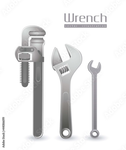 Illustration of  wrenches