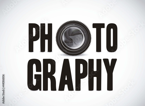 photography with camera lens photo
