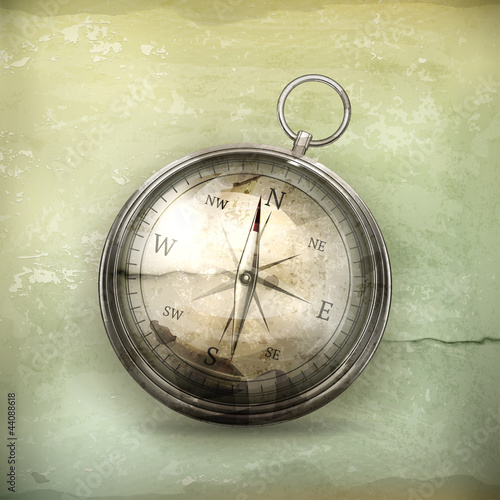 Compass, old-style vector