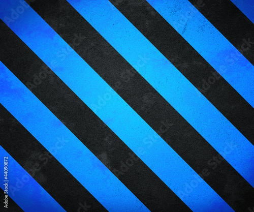 Blue Warning Stripes Background