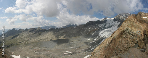 ghiacciaio di Preda Rossa dal passo di Corna Rossa