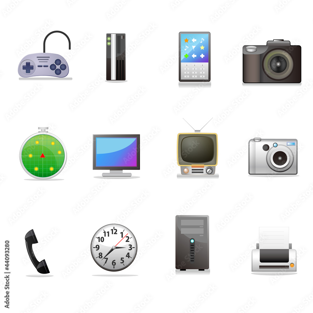 アイコン12セット（家電製品）