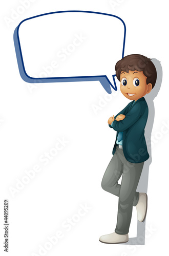 a boy and call out