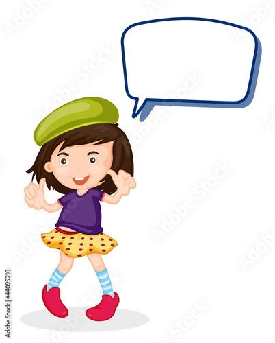 a girl and call out