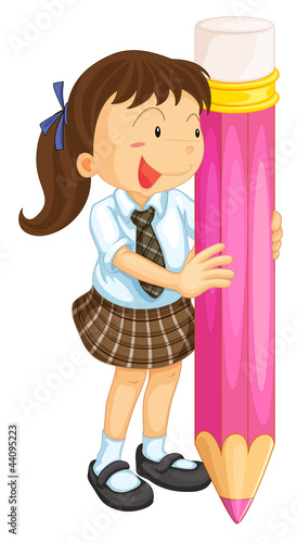 a girl