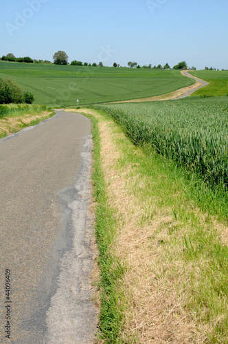 France, a country road in Morainvilliers photo