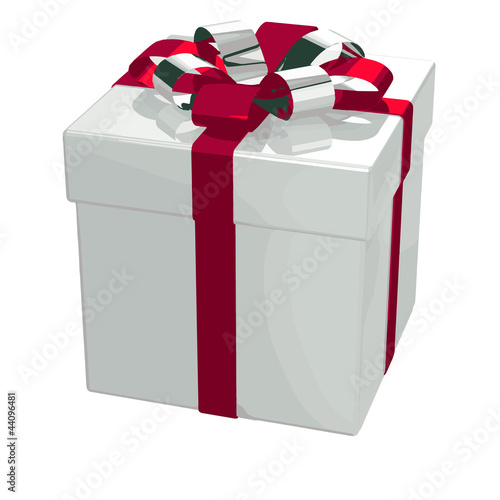 Geschenk Vektor weis rot  2
