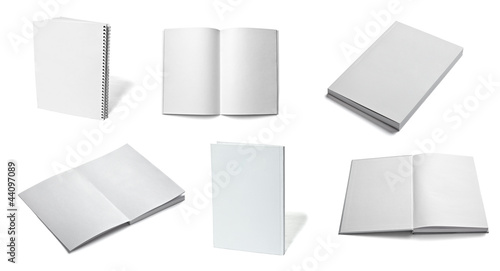 Wallpaper Mural leaflet notebook textbook white blank paper template Torontodigital.ca