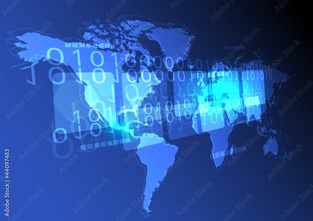 digital world concept background digital world concept background