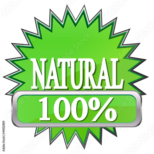 green button labeled natural