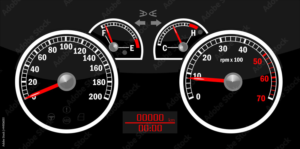 Fototapeta premium Car Dashboards