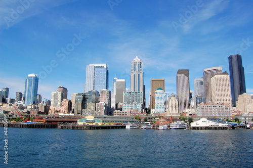 Great View of Downtown Seattle © alpegor