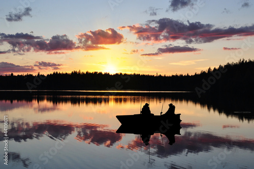 Wallpaper Mural Angler im Boot Torontodigital.ca