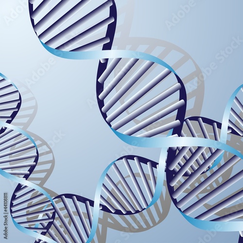 double DNA helix, biochemical abstract background