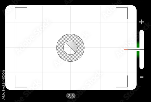 Classic SLR viewfinder frame,  free space for  pics