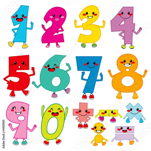 Obraz Śmieszne numery kreskówek