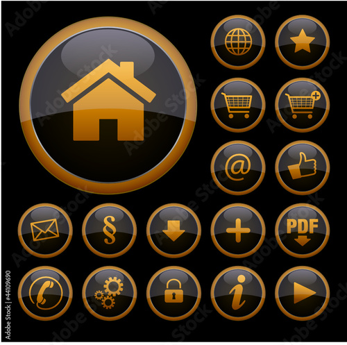 Button Set Gold