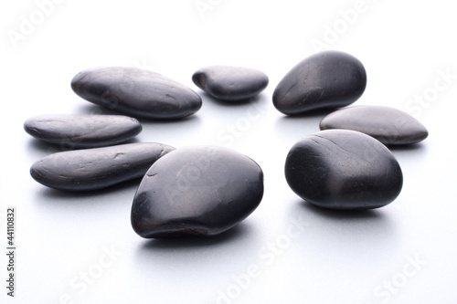 Zen pebbles. Stone spa and healthcare concept.