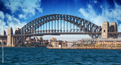 Sydney Harbour Bridge and Australian Sky © jovannig