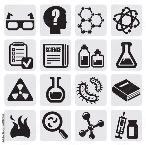 science icon set